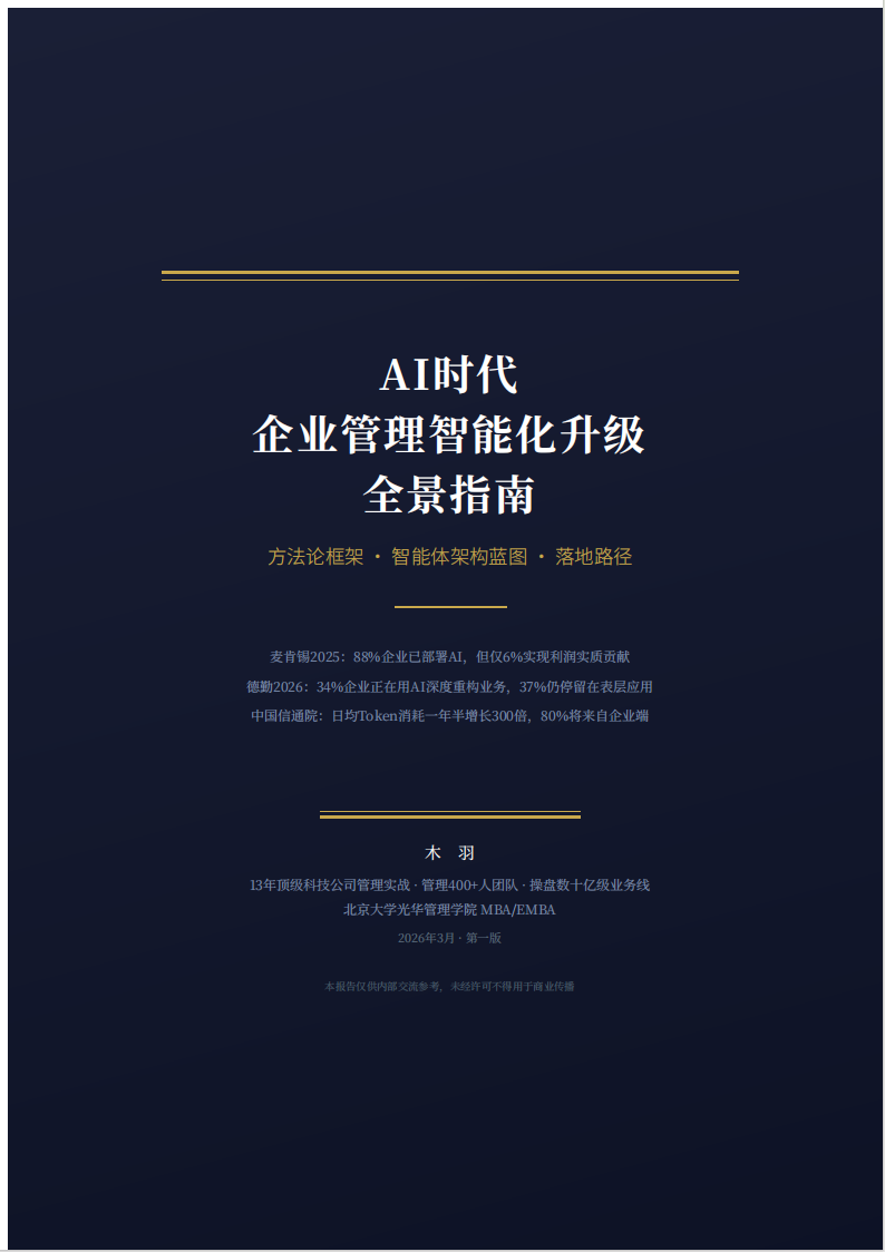 AI时代企业管理智能化升级全景指南